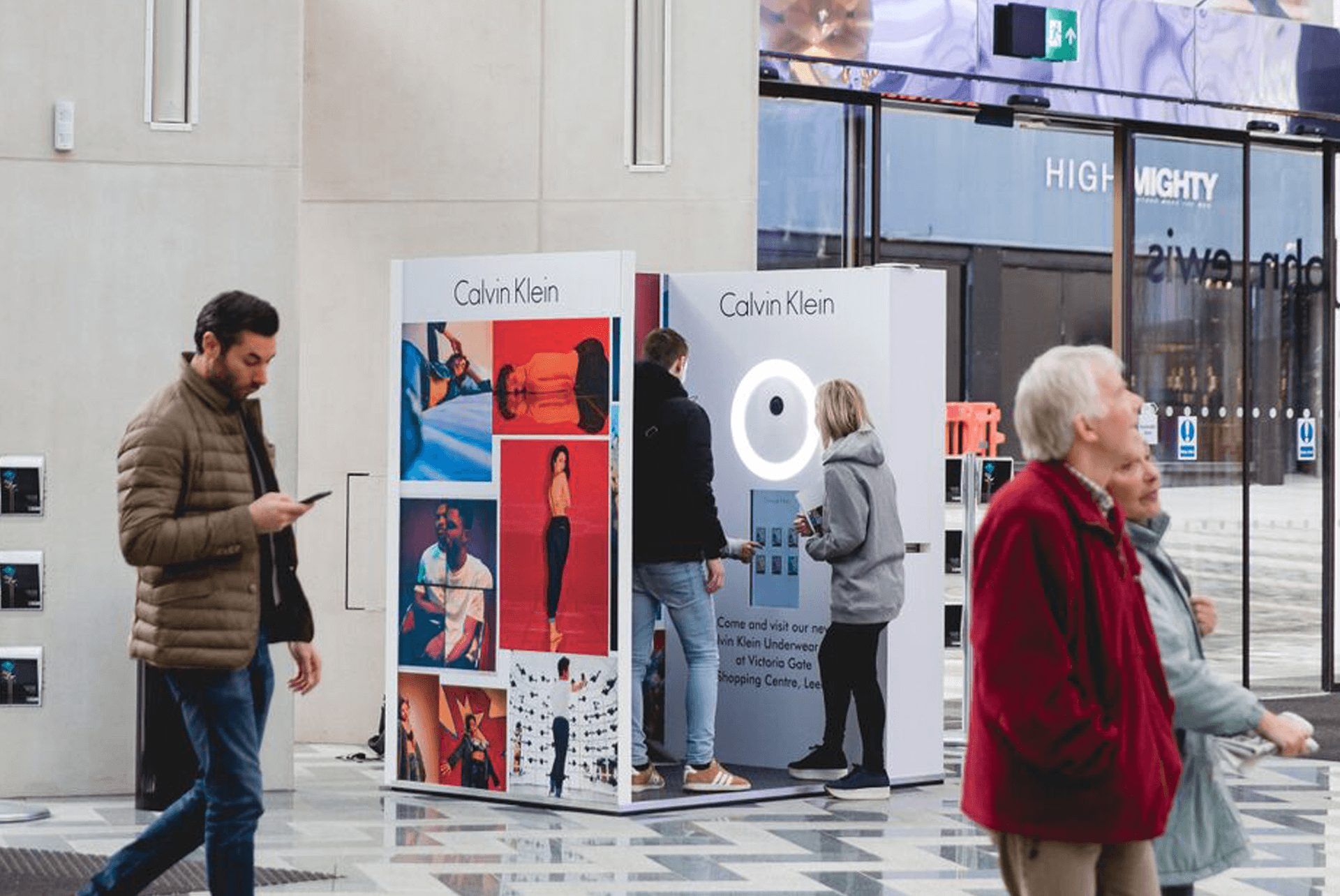 calvin klein photo booth leeds