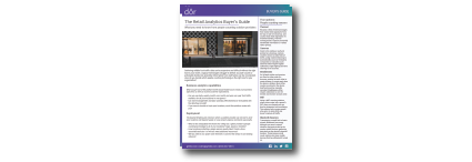 The retail analytics buyer's guide